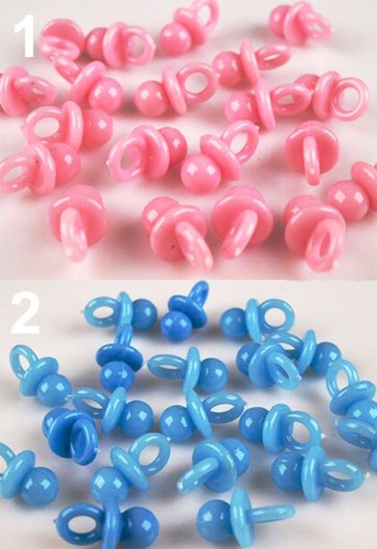 Schnuller baby blau rosa - schnuller, blau/rosa