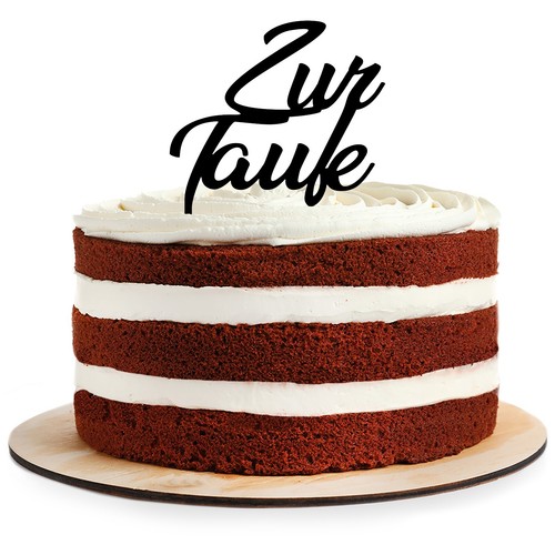 Cake topper aus acryl zur - topper,