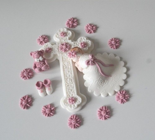 Baby fondant taufe geburt - fondant,