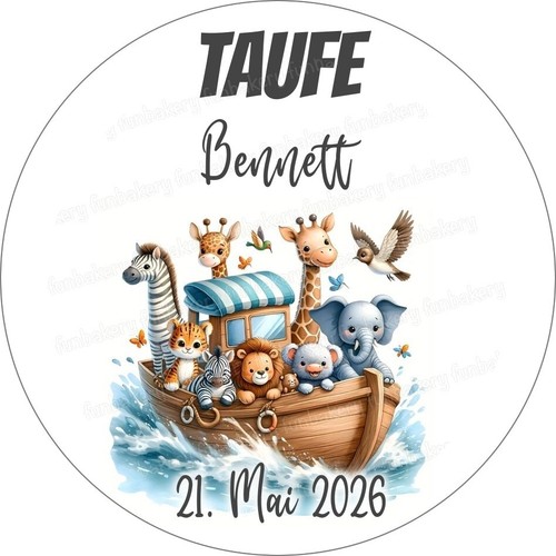 Taufe tortenaufleger party - taufe,