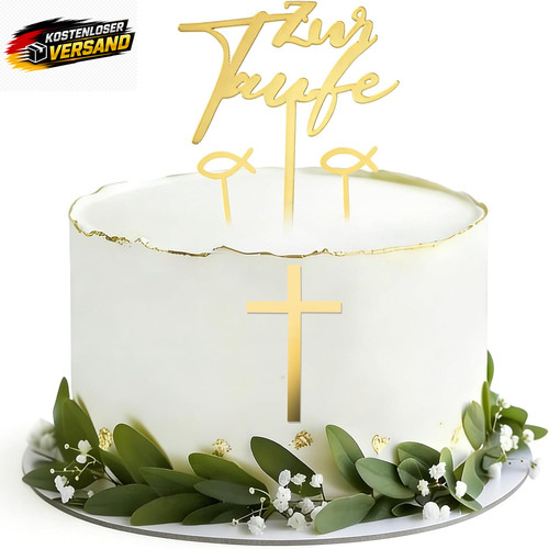Stück cake topper taufe - cake,