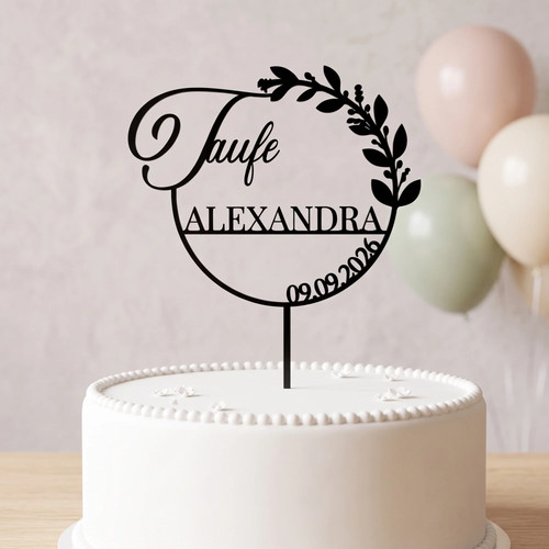 Cake topper taufe - cake,