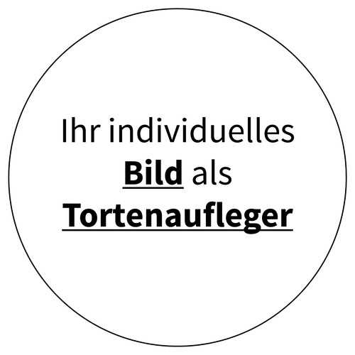 Tortenaufleger fototorte - tortenaufleger,
