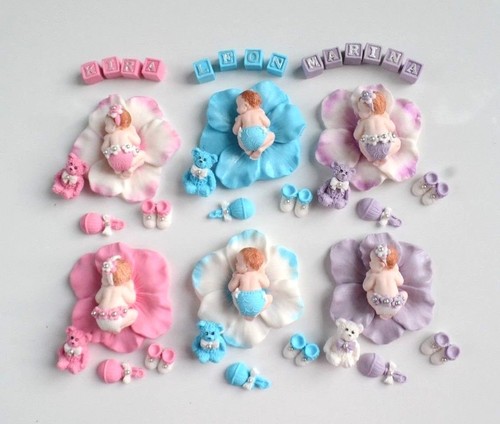 Baby fondant zuckerfigur taufe - zuckerfigur,