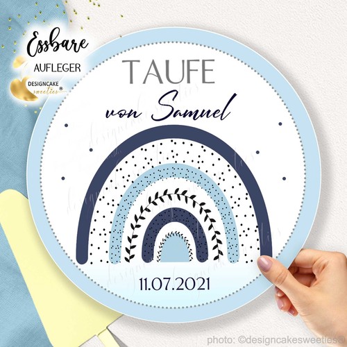 Tortenaufleger taufe - tortenaufleger,